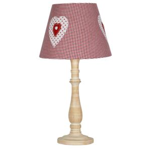 Stolná lampa SWEET ružová, H49 cm