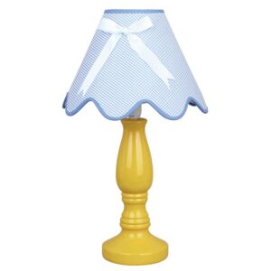 Stolná lampa LOLA modrá E14/1x40W, H41 cm