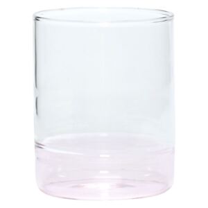 Sklenička na vodu Clear Růžová (kód JAR2021 na -20 %)