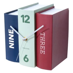 Dizajnové stolné hodiny - Karlsson Book Contradiction, 20x15 cm