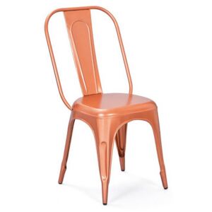OVN stolička IDN ID85300152 retro medená