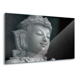 Sklenený obraz - Stone Buddha 4 x 30x80 cm