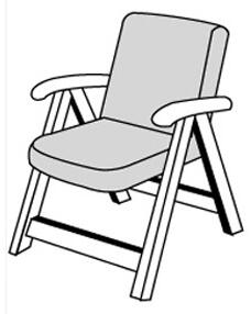 Doppler LIVING 5911 nízky - poduška na stoličku a kreslo