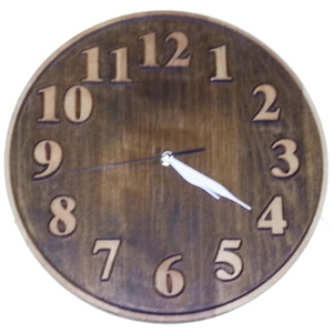 Bwoody - Nástenné hodiny klasické drevené