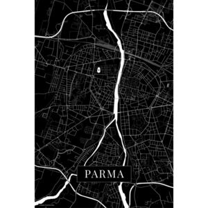 Mapa Parma black
