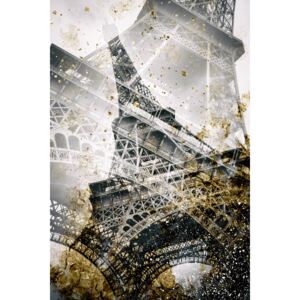 Umelecká fotografia Eiffel Tower | Vintage gold, Melanie Viola