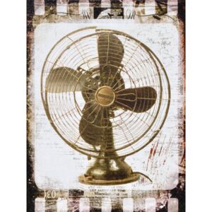 Falc Obraz na plátne - Zlatý ventilátor, 30x40 cm