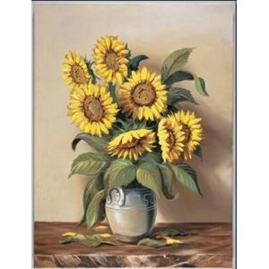 Reprodukcia, Obraz - Vase of Sunflowers, Cajati, (80 x 60 cm)