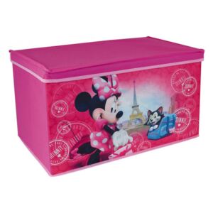CIJEP Detská látková truhla na hračky Minnie Mouse FUN HOUSE 712867