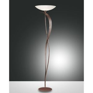 Interierové rustikálne svietidlo FABAS NADIA FLOOR LAMP RUST-COLOURED 2688-10-252