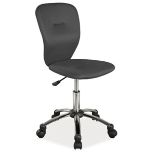 Kancelárska stolička COLOR, 83-93x40x40x44-54, čierna