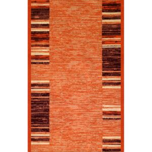 Associated Weavers koberce Protiskluzový behúň Adagio 25 oranžový - šíře 90 cm s obšitiem