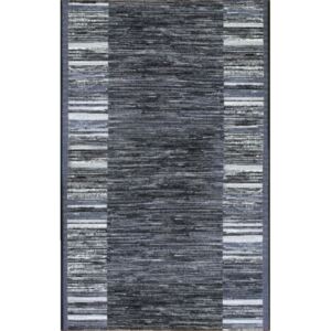 Associated Weavers koberce Protiskluzový behúň Adagio 29 tmavo šedý - šíře 80 cm s obšitiem