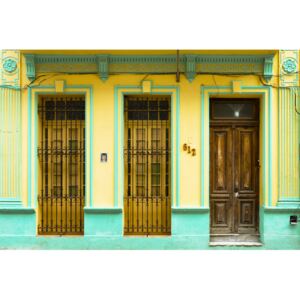 Umelecká fotografia 612 Street Havana - Yellow and Green, Philippe Hugonnard