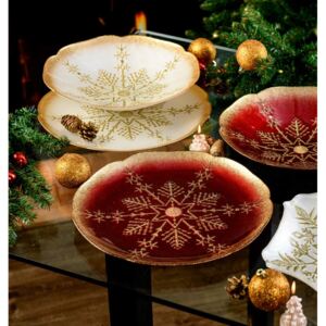 EVVIVA - ISTANBUL Vianočný servírovací tanier plytký / hlboký