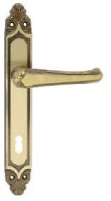 Dverové kovanie COBRA IKARUS (OF) - BB kľučka-kľučka otvor pre obyčajný kľúč/OF (bronz hnědý, tmavý)