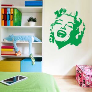 GLIX Marilyn - nálepka na stenu Svetlo zelená 50 x 60 cm