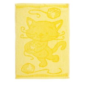 Detský uterák mačička žltý