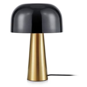 Stolová lampa v medenej farbe s čiernym tienidlom Markslöjd Blanca Table 1L