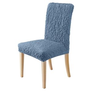 Blancheporte Extra pružný poťah s reliéfnou štruktúrou na stoličku nebeská modrá jednotlivo