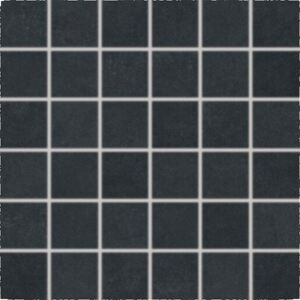 Mozaika Rako Trend čierna 30x30 cm, mat, rektifikovaná DDM06685.1