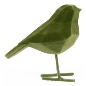Tmavozelená dekoratívna soška PT LIVING Bird, výška 17 cm