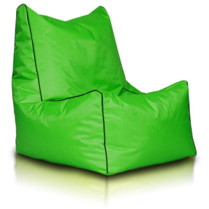 Sedací vak stolička nylonová zelená EMI