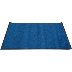 Vonkajšia čistiaca rohož s nábehovou hranou, 120 x 85 cm, modrá