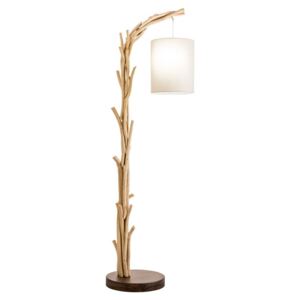 Dizajnová stojanová lampa Arielle, 60 cm, náplavové drevo