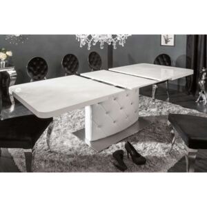 Rozťahovací jedálenský stôl Ramon, 160-200 cm, biely
