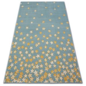 MAXMAX Detský kusový koberec Hviezdičkou tyrkysový