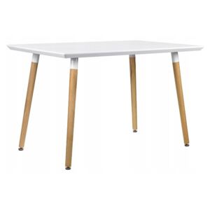 Ekspand Jedálenský stôl WHITE MODERN 120 x 80 CM