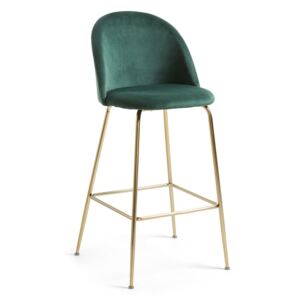 Zelená barová stolička La Forma Mystere, výška 108 cm