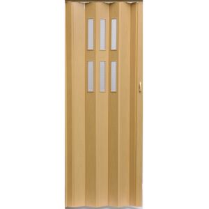 Harmonikové / zhrňovacie / dvere PIONEER GLASS - buk 043