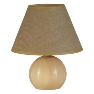 Stolná lampa Sandria drevo-guľa svetlé drevo - Pôvodne 47.92 € = Zľava 50%