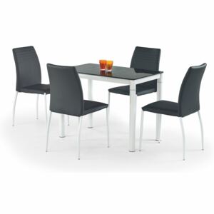 Jedálenský stôl ARGUS čierna (pre 4 osoby). Vlastná spoľahlivá doprava až k Vám domov