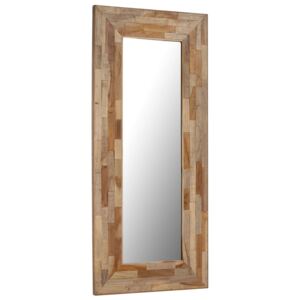 Zrkadlo 50x110 cm recyklované teakové drevo