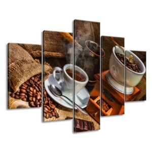 Gario Obraz na plátne Kávový svet Rozmery (š x v): 150 x 105 cm