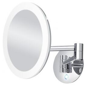 NIMCO kozmetické zrkadlo nástenné okrúhle 20cm LED ZK 20265-26