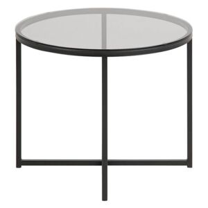 Cross R55 príručný stolík sklo / čierny
