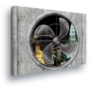 Obraz na plátne - Industrial Turbine 60x40 cm