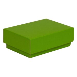 Darčeková krabička s vekom 150x100x50/40 mm, zelená