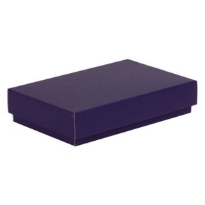 Darčeková krabička s vekom 250x150x50/40 mm, fialová