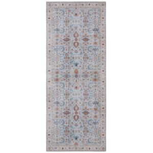 Modro-béžový koberec Nouristan Vivana, 80 x 200 cm