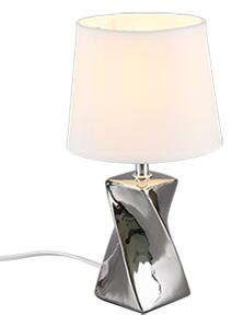 Stolná lampa ABEBA R50771589 strieborná H28,5cm