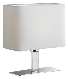 Stolná lampa MING biela H22,5cm