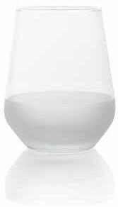 BRAHMS White pohár na vodu 425ml, SET 6ks