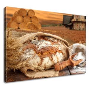 Gario Obraz na plátne Vidiecky domáci chlieb Rozmery (š x v): 70 x 50 cm