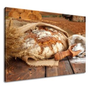 Gario Obraz na plátne Vidiecky domáci chlieb Rozmery (š x v): 100 x 70 cm