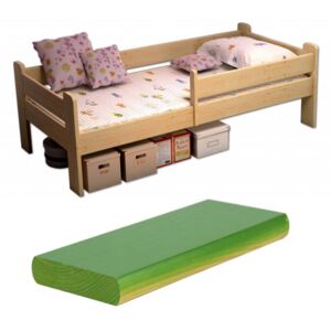 FA Oľga 12 180x80 detská posteľ Farba: Zelená (+30 Eur), Variant rošt: S roštom